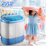 Pyle - PUCWM22 , Home and Office , Vacuums - Steam Cleaners , Deco Home Compact Home Washer & Dryer - Portable Mini Washing Machine and Spin Dryer XPB20-888
