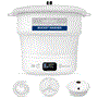 Pyle - PUCWM44 , Home and Office , Vacuums - Steam Cleaners , Portable Mini Washing Machine Bucket Washer for Clothes Laundry, Lightweight and Easy to Bring for Camping, RV, Travel, Small Spaces, Folding (White)