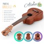Pyle - pukt45 , Musical Instruments , Banjo - Ukulele , Soprano Ukulele - Traditional 4-String Ukulele