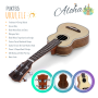 Pyle - PUKT65 , Musical Instruments , Banjo - Ukulele , Soprano Ukulele - Traditional 4-String Ukulele