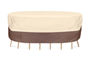 Pyle - PVCTBLCH40 , Marine and Waterproof , Protective Storage Covers , On the Road , Protective Storage Covers , Armor Shield Patio Table & Chair Set Cover Fits Rectangular/Oval Table & 6 Standard Chairs Upto 78