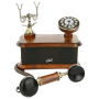 Pyle - PVNTL53BT , Musical Instruments , Turntables - Phonographs , Sound and Recording , Turntables - Phonographs , 2-in-1 Retro Vintage Style Home Landline Telephone & Bluetooth Stereo Speaker System
