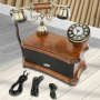 Pyle - PVNTL53BT , Musical Instruments , Turntables - Phonographs , Sound and Recording , Turntables - Phonographs , 2-in-1 Retro Vintage Style Home Landline Telephone & Bluetooth Stereo Speaker System