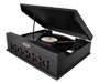 Pyle - pvntt6umb , Sound and Recording , Turntables - Phonographs , Retro Vintage Classic Style Turntable Vinyl Record Player with USB Computer Recording (Black)
