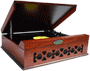 Pyle - pvntt6umr , Musical Instruments , Turntables - Phonographs , Sound and Recording , Turntables - Phonographs , Retro Vintage Classic Style Turntable Vinyl Record Player with USB Computer Recording (Mahogany)