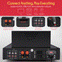Pyle - PVTA80.5 , Sound and Recording , Amplifiers - Receivers , Bluetooth Tube Amplifier Stereo Receiver - 4 Vacuum Tube Power Amp, Built-in USB Playback, LED Display, Multimedia Disc Inputs(L/R), Subwoofer Output, 500 Watts