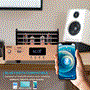 Pyle - PVTA90 , Sound and Recording , Amplifiers - Receivers , Bluetooth Tube Amplifier Stereo Receiver - 4 Vacuum Tube Power Amp, Built-in USB Playback, LED Display, Multimedia Disc Inputs(L/R), Subwoofer Output, 700 Watts