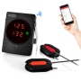 Pyle - UPWIRBBQ50 , Kitchen & Cooking , BBQ & Grilling , Bluetooth Wireless BBQ Digital Thermometer System