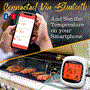 Pyle - HDPWIRBBQ80 , Kitchen & Cooking , BBQ & Grilling , Bluetooth Wireless BBQ Digital Thermometer