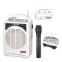 Pyle - PWMA100 , Sound and Recording , PA Loudspeakers - Cabinet Speakers , Portable PA Speaker & Microphone System (Includes Wireless Handheld Mic)