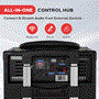 Pyle - pwma1050bt , Sound and Recording , PA Loudspeakers - Cabinet Speakers , Wireless Portable Bluetooth PA Speaker System, Built-in Rechargeable Battery, Wireless Microphone, 800 Watt