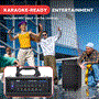 Pyle - pwma1050bt , Sound and Recording , PA Loudspeakers - Cabinet Speakers , Wireless Portable Bluetooth PA Speaker System, Built-in Rechargeable Battery, Wireless Microphone, 800 Watt