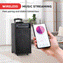 Pyle - pwma1050bt , Sound and Recording , PA Loudspeakers - Cabinet Speakers , Wireless Portable Bluetooth PA Speaker System, Built-in Rechargeable Battery, Wireless Microphone, 800 Watt