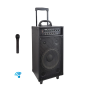 Pyle - PWMA1050BT , Sound and Recording , PA Loudspeakers - Cabinet Speakers , Wireless Portable Bluetooth PA Speaker System, Built-in Rechargeable Battery, Wireless Microphone, 800 Watt