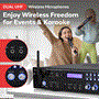 Pyle - PWMA3003BT.NEW , Sound and Recording , Amplifiers - Receivers , Bluetooth Hybrid Amplifier Receiver - Pro Audio Multi-Channel Stereo Pre-Amplifier System with (2) VHF Wireless Microphones & Digital Optical/Coax, MP3/USB/SD Readers, FM/AM Radio, Rack Mount (3000 Watt)
