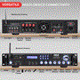 Pyle - PWMA3003BT.NEW , Sound and Recording , Amplifiers - Receivers , Bluetooth Hybrid Amplifier Receiver - Pro Audio Multi-Channel Stereo Pre-Amplifier System with (2) VHF Wireless Microphones & Digital Optical/Coax, MP3/USB/SD Readers, FM/AM Radio, Rack Mount (3000 Watt)