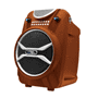 Pyle - PWMAB210OR , Sound and Recording , SoundBars - Home Theater , Boom Rock Bluetooth Karaoke Speaker and Recording System, Built-in Rechargeable Battery, Wireless Microphone, USB/SD Card Readers, FM Radio and Remote Control (Orange)