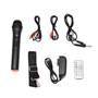 Pyle - PWMAB210OR , Sound and Recording , SoundBars - Home Theater , Boom Rock Bluetooth Karaoke Speaker and Recording System, Built-in Rechargeable Battery, Wireless Microphone, USB/SD Card Readers, FM Radio and Remote Control (Orange)