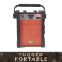 Pyle - PWMABT550OR , Sports and Outdoors , Portable Speakers - Boom Boxes , Gadgets and Handheld , Portable Speakers - Boom Boxes , Bluetooth Wireless Rugged & Portable Speaker System, Work / Job Site Stereo, Built-in Rechargeable Battery, MP3/USB/SD, AM/FM Radio (Orange)