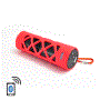 Pyle - PWPBT30RD , Sports and Outdoors , Portable Speakers - Boom Boxes , Gadgets and Handheld , Portable Speakers - Boom Boxes , Bluetooth Water Resistant Flashlight Speaker with Call Answering Microphone, FM Radio, Micro SD Card Reader, AUX-Input (Red)