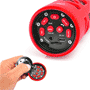 Pyle - PWPBT30RD , Sports and Outdoors , Portable Speakers - Boom Boxes , Gadgets and Handheld , Portable Speakers - Boom Boxes , Bluetooth Water Resistant Flashlight Speaker with Call Answering Microphone, FM Radio, Micro SD Card Reader, AUX-Input (Red)