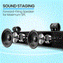 Pyle - PWPSB2402.5 , Sound and Recording , SoundBars - Home Theater , 24” Powered ATV/UTV Soundbar System - Built-in Class D Stereo Power Amplifier w/ Wireless BT Streaming and LED Lights