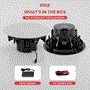 Pyle - CA-PWRC85BT , Sound and Recording , Home Speakers , Dual 8" In-Wall / In-Ceiling Bluetooth Speaker System - 2-Way Full Range Stereo Speakers with Wireless Streaming Ability, Magnetic Grill (360 Watt)
