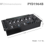 Pyle - PYD1964B.5 , Sound and Recording , Mixers - DJ Controllers , Bluetooth 6-Channel DJ Mixer 19