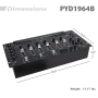 Pyle - PYD1964B , Sound and Recording , Mixers - DJ Controllers , Bluetooth 6-Channel DJ Mixer 19