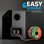 Pyle - RSW1250 , Sound and Recording , Cables - Wires - Adapters , 12 Gauge 50 ft. Spool of High Quality Speaker Zip Wire