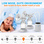 Pyle - SIBPX3 , Misc , Double Electric Breast Pump - Milk Flowing Stimulating Massage with 9 Expression Levels, LCD Back-Lit Display & Anti-back Flow Hygienic Design