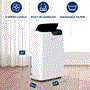 Pyle - SLACP14 , Home and Office , Cooling Fans , Single Duct Portable Air Conditioner - 14000 BTU Cooling Capacity (ASHRAE) Compact Home A/C Cooling Unit with Built-in Dehumidifier & Fan Modes, Includes Window Mount Kit (White)