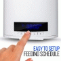 Pyle - SLAFF76 , Misc , Smart Digital Fish Feeder - Automatic Fish Tank Aquarium Fish Food Dispenser System