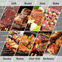 Pyle - SLAGP50 , Kitchen & Cooking , BBQ & Grilling , Portable Outdoor Charcoal BBQ Grill - Stainless Steel Charcoal Grill Offset Smoker with Cover, Apple Grill with Pizza Plate