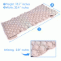 Pyle - SLAIRMATR45 , Health and Fitness , Therapeutic , Hospital Bed Air Mattress - Bubble Pad Mattress with Electric Air Pump