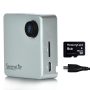 Pyle - slbcm18sl , Home and Office , Cameras - Videocameras , Gadgets and Handheld , Cameras - Videocameras , Full HD 1080p WiFi Pocket Cam, 2-in-1 Camera + Camcorder, Control via Smartphone (Silver)