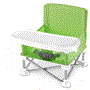 Pyle - SLBS66G , Misc , Baby & Toddler Booster Seat Feeding Chair, Easy Setup Portable & Folding Style