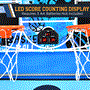 Pyle - SLBSKBG110 , Sports and Outdoors , Dual Shot Basketball Arcade Game - Indoor/Outdoor Two-Player Basketball System with One Audio Options, 8 Different Games and Large LED Scoreboard