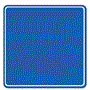 Pyle - SLBT3RB854 , Marine and Waterproof , Protective Storage Covers , On the Road , Protective Storage Covers , 3 Bow Bimini Top - 2 Straps and 2 Rear Support Poles with Marine-Grade 600D Polyester Canvas (Royal Blue)