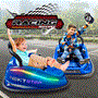 Pyle - SLBUPC22 , Sports and Outdoors , Kids Toy Electric Ride On Bumper Car Vehicle with Remote Control, LED Lights & 360 Degree Spin, 2 Driving Modes (Blue)