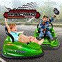 Pyle - SLBUPC65 , Sports and Outdoors , Kids Toy Electric Ride On Bumper Car Vehicle with Remote Control, LED Lights & 360 Degree Spin, 2 Driving Modes (Green)