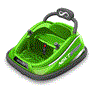 Pyle - SLBUPC65 , Sports and Outdoors , Kids Toy Electric Ride On Bumper Car Vehicle with Remote Control, LED Lights & 360 Degree Spin, 2 Driving Modes (Green)