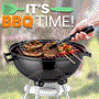 Pyle - SLCGR40 , Kitchen & Cooking , BBQ & Grilling , Portable Outdoor Charcoal BBQ Grill - Stainless Steel Charcoal Grill Offset Smoker with Cover (Red)