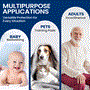 Pyle - SLCHUCKPA6950 , Health and Fitness , protection Equipment , Disposable Underpads - Incontinence Pads, Thick and Super Absorbent Protection for Pets, Kids and Adults, Used for Chux, Bed Covers, Puppy Training