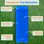 Pyle - SLCPB.6 , Home and Office , Therapeutic , Ultralight Sleeping Pad + Carrying Bag - Lightweight & Compact Sleeping Mat for Backpacking, Hiking Air Mattress (Blue)