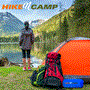 Pyle - SLCPB.6 , Home and Office , Therapeutic , Ultralight Sleeping Pad + Carrying Bag - Lightweight & Compact Sleeping Mat for Backpacking, Hiking Air Mattress (Blue)