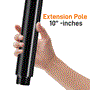 Pyle - SLDP10NBK , Home and Office , Fitness Equipment - Home Gym , Health and Fitness , Fitness Equipment - Home Gym , 10’’ Professional Spinning Dancing Pole - Portable & Removable Stripper Fitness Pole, Great For Training & Exercise (Black Surface)