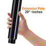 Pyle - SLDP20NBK , Home and Office , Fitness Equipment - Home Gym , Health and Fitness , Fitness Equipment - Home Gym , 20’’ Professional Spinning Dancing Pole - Portable & Removable Stripper Fitness Pole, Great For Training & Exercise (Black Surface)