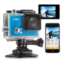 Pyle - SLDV4KBL , Gadgets and Handheld , Cameras - Videocameras , Compact ACTION! Cam - 4K Ultra HD WiFi Camera with Slo-Mo Recording, 1080p+ Sports Action Camera + Camcorder (Blue)