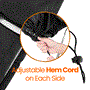 Pyle - SLEGCOVER , Health and Fitness , protection Equipment , Patio Hanging Egg Chair Cover - Durable Lightweight Waterproof Egg Swing Chair Cover with Zipper